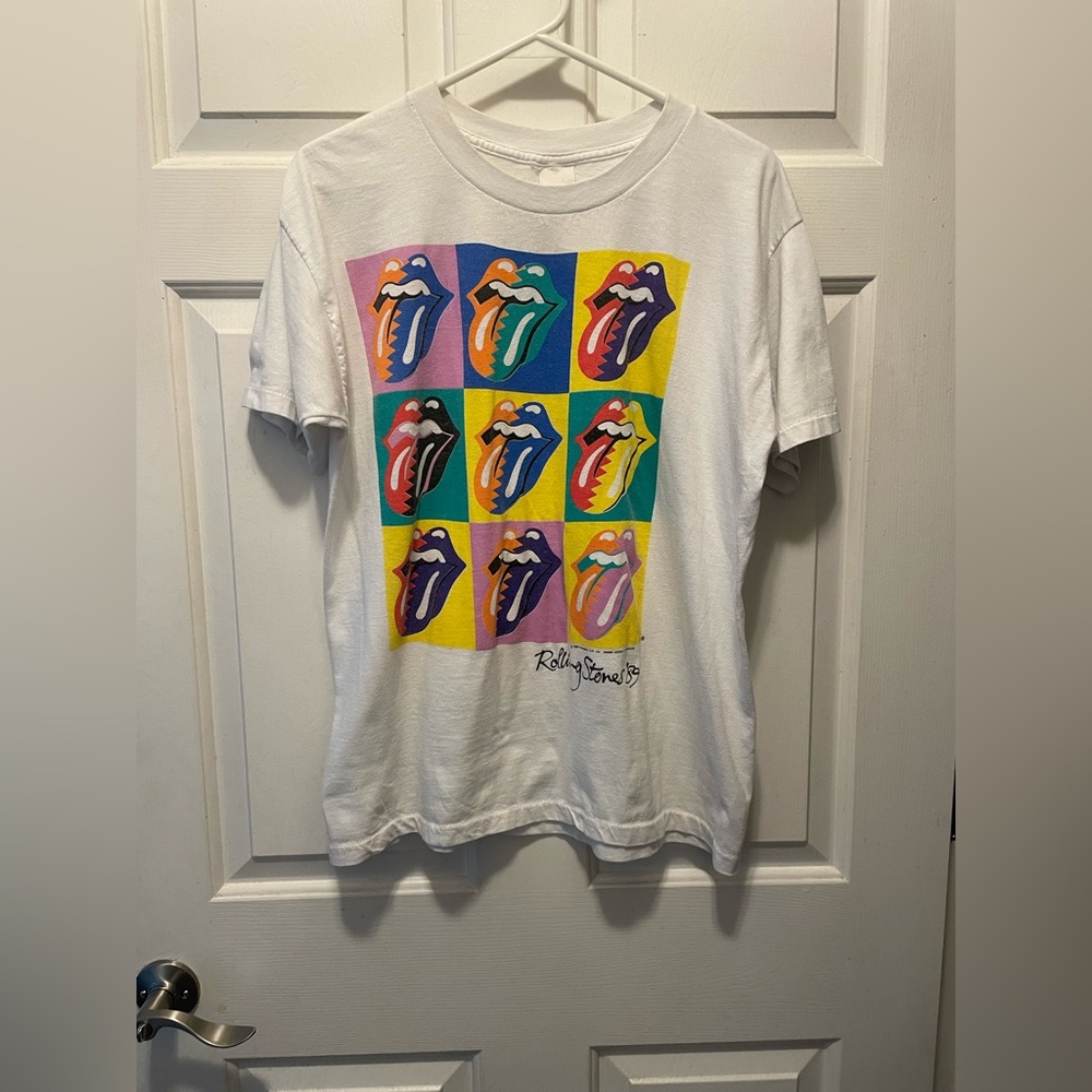 Vintage 89’ Rolling Stones concert tee
